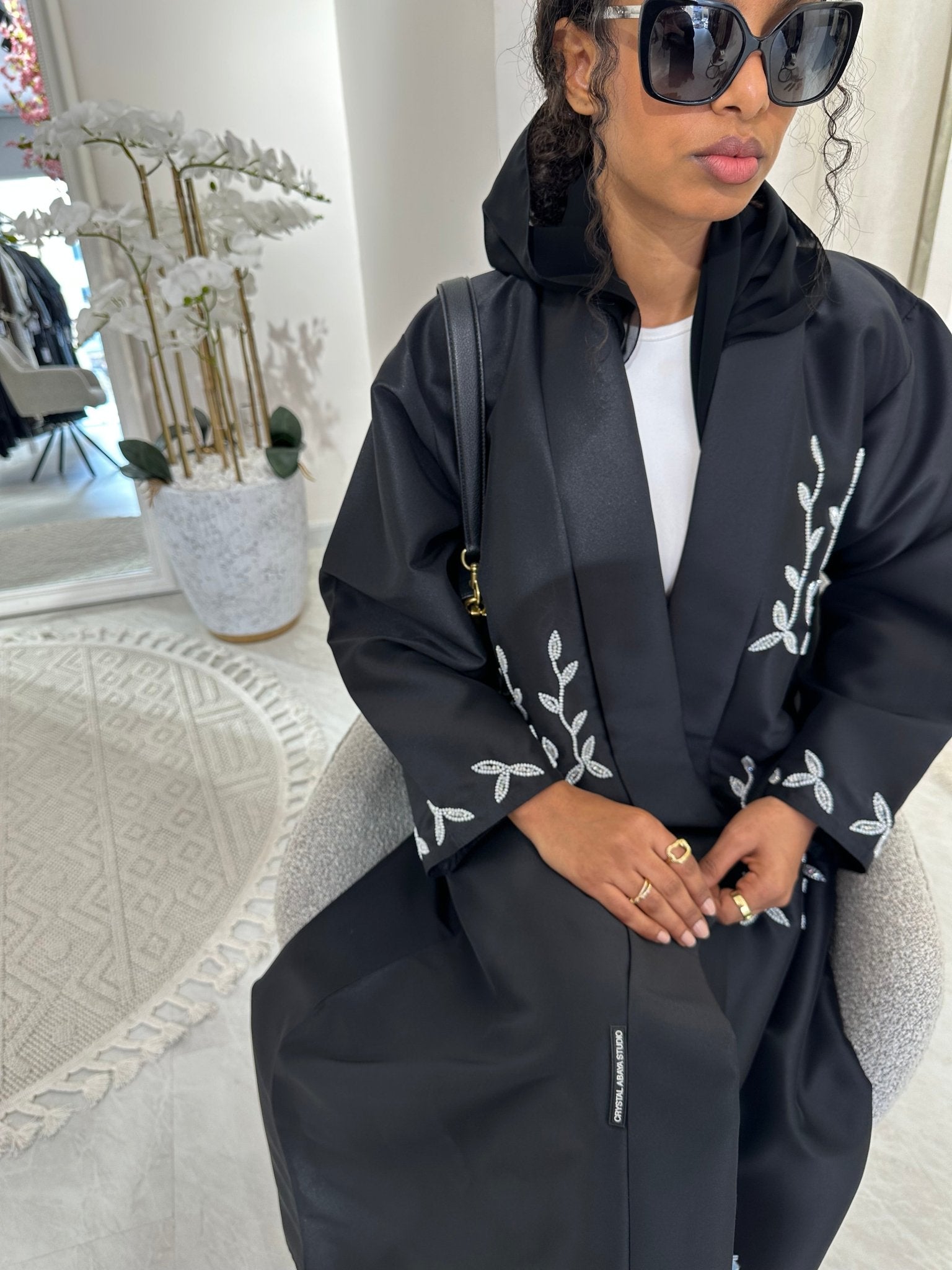 C Black Summer Work Abaya 25
