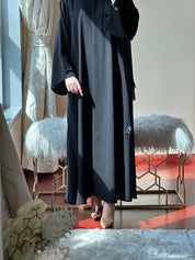 C - Black - Work - Abaya - Set - 75