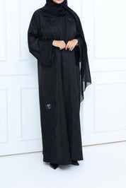 C - Black - Work - Coat - Abaya - Set - 40
