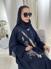 C Blue Summer Eid Abaya 01