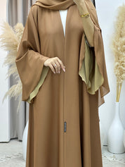 C Caramel Kloosh Duotone Abaya