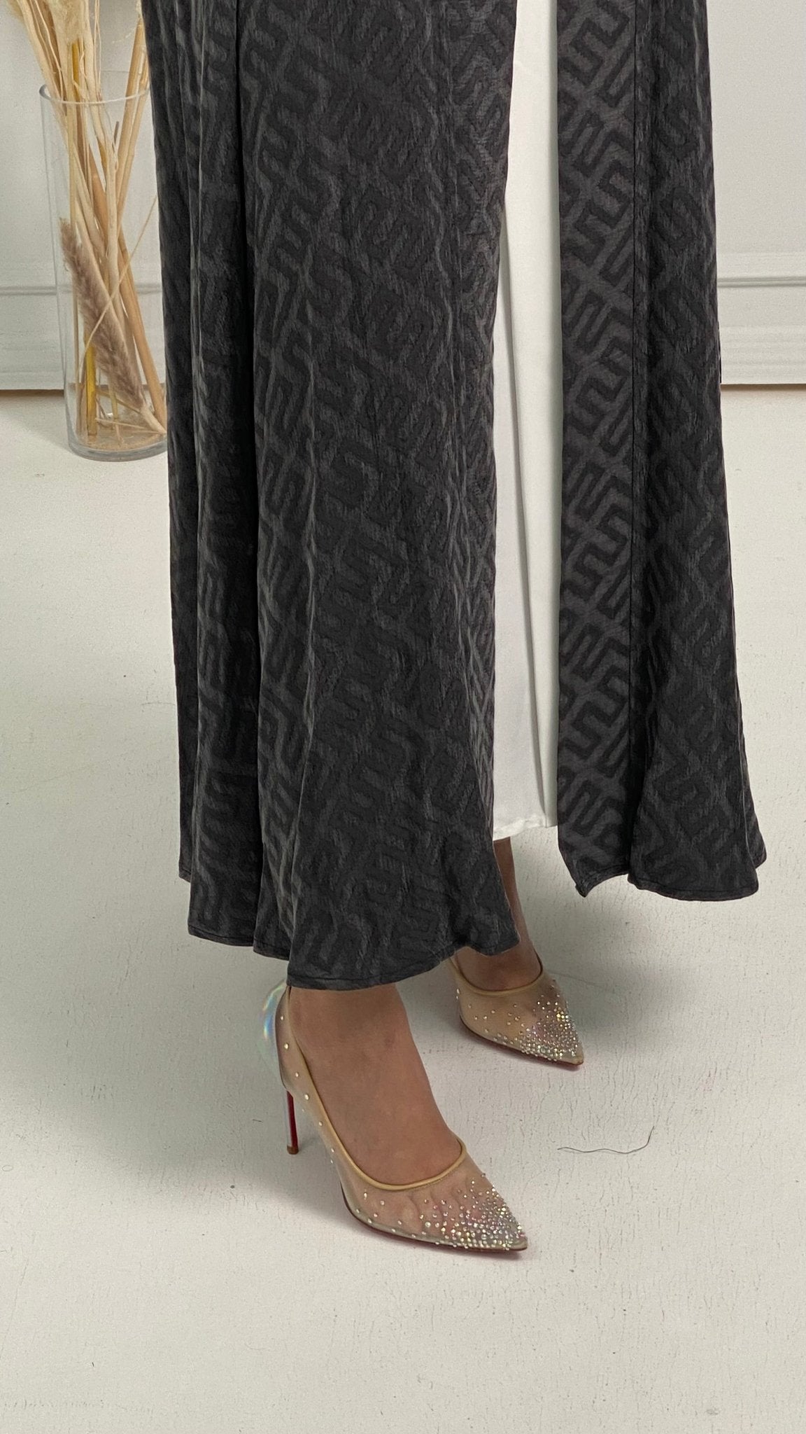 C - Grey Premium Abaya