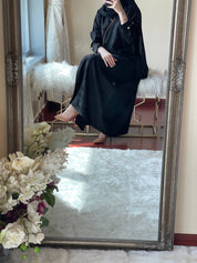 C - Jacquard - Abaya - Set - 07