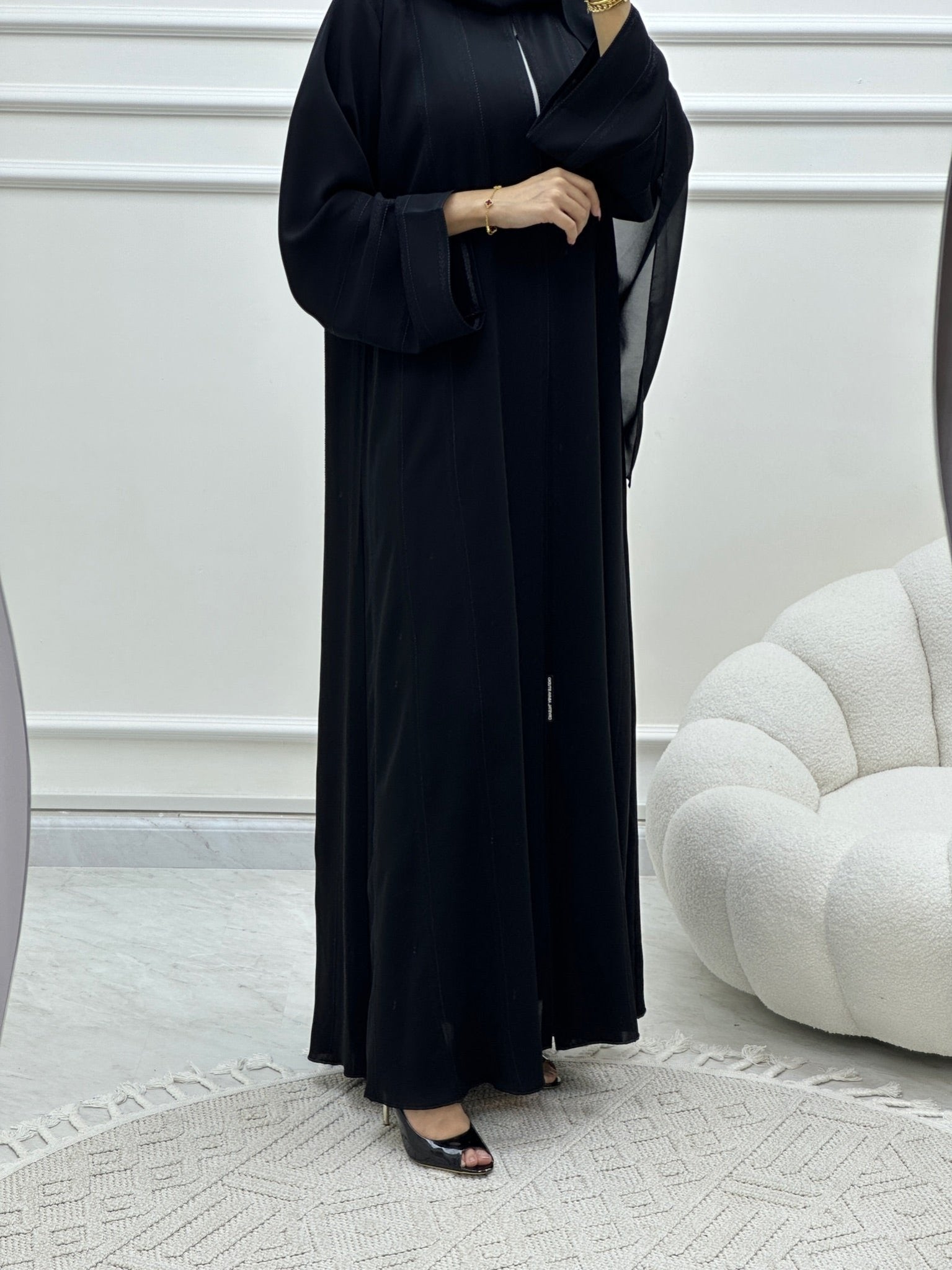 C Ramadan Black Eid Abaya 01