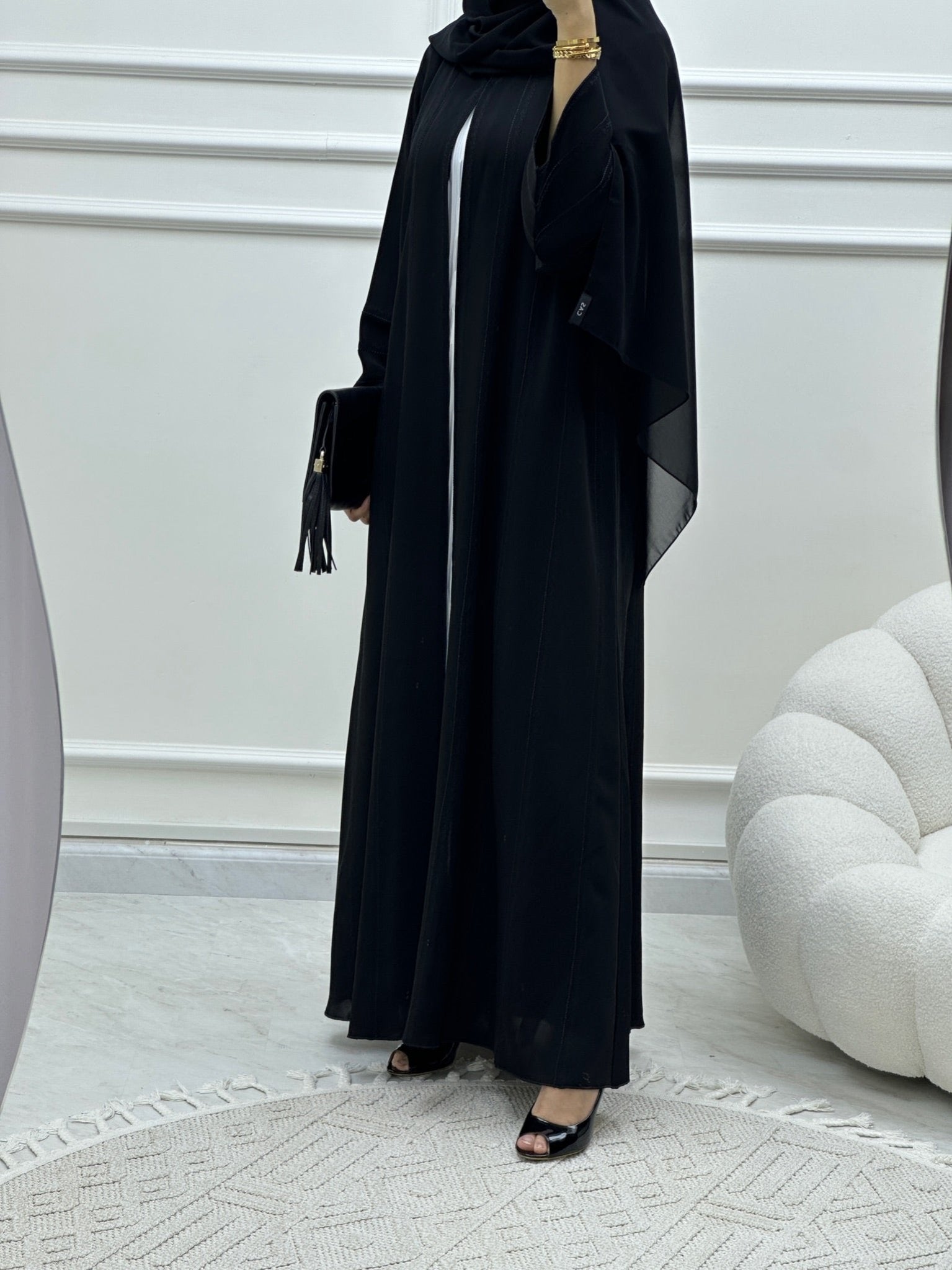 C Ramadan Black Eid Abaya 01