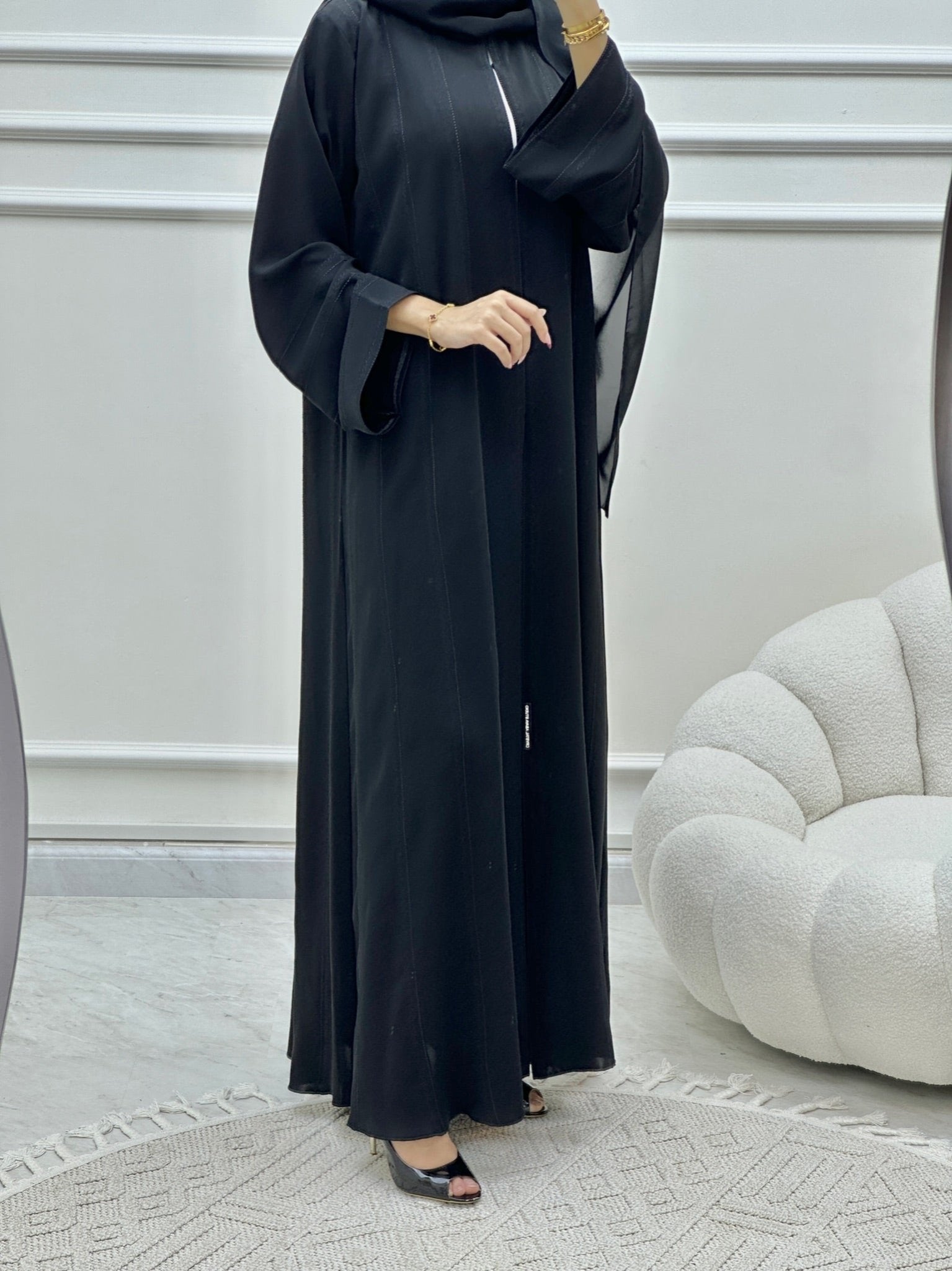 C Ramadan Black Eid Abaya 01