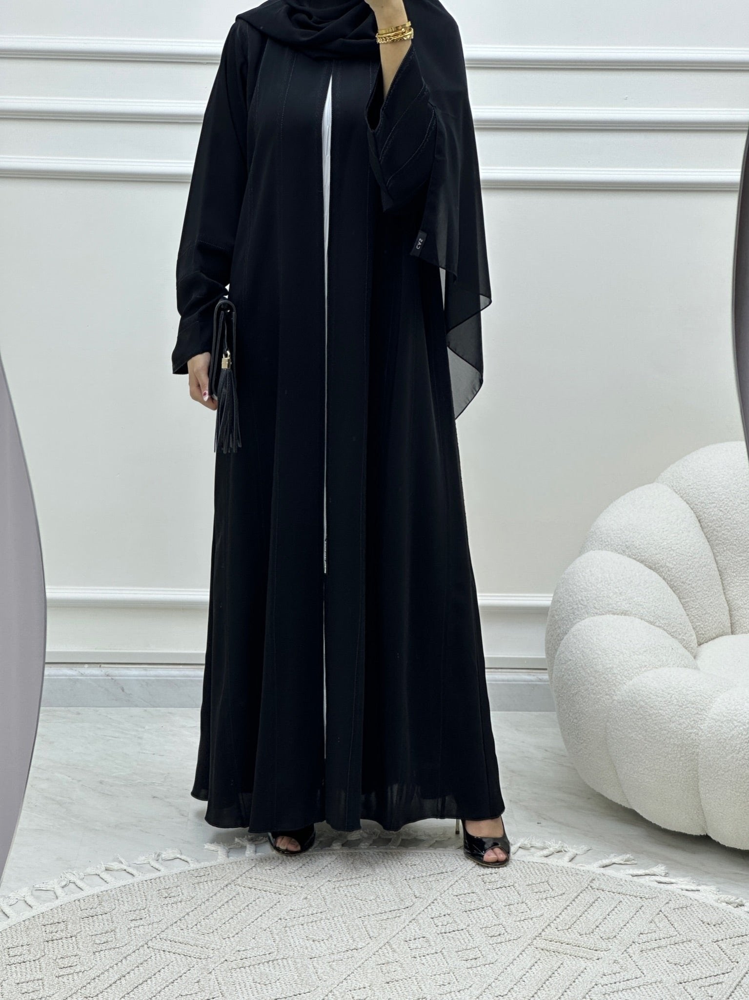 C Ramadan Black Eid Abaya 01