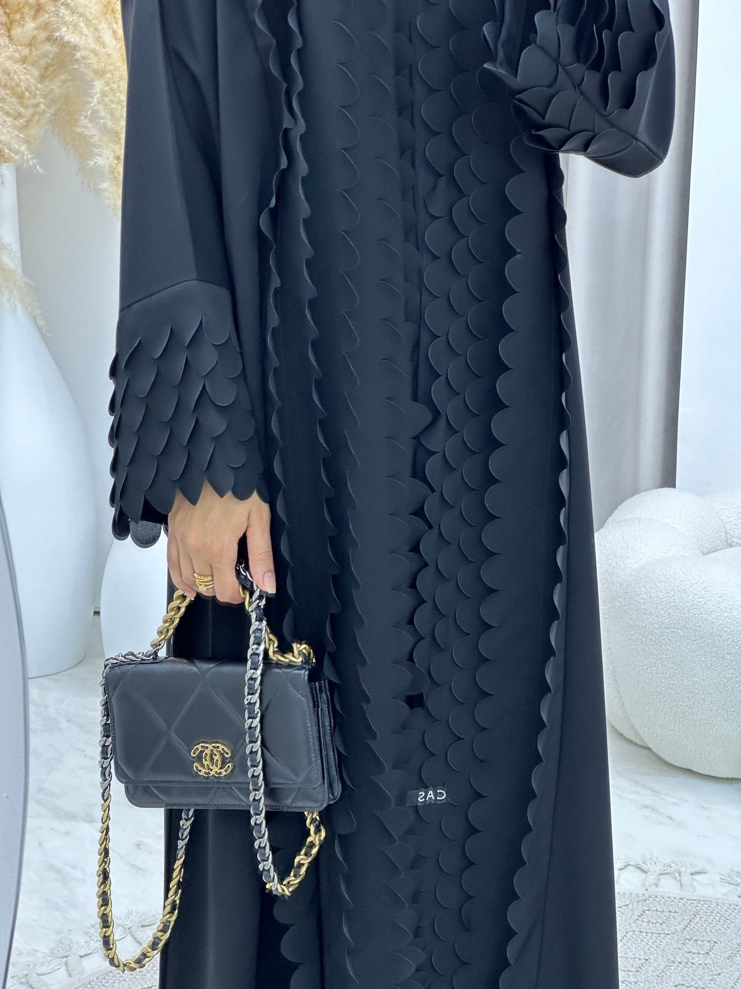 C RTW 0213 Black Abaya