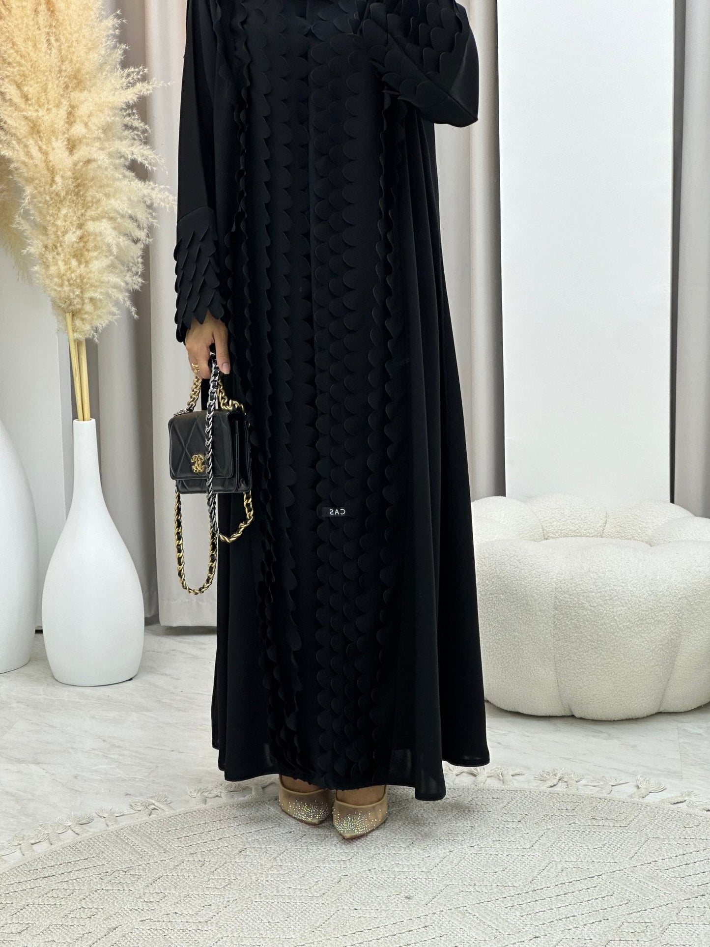 C RTW 0213 Black Abaya