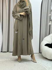 C RTW Army Green Sequins Abaya