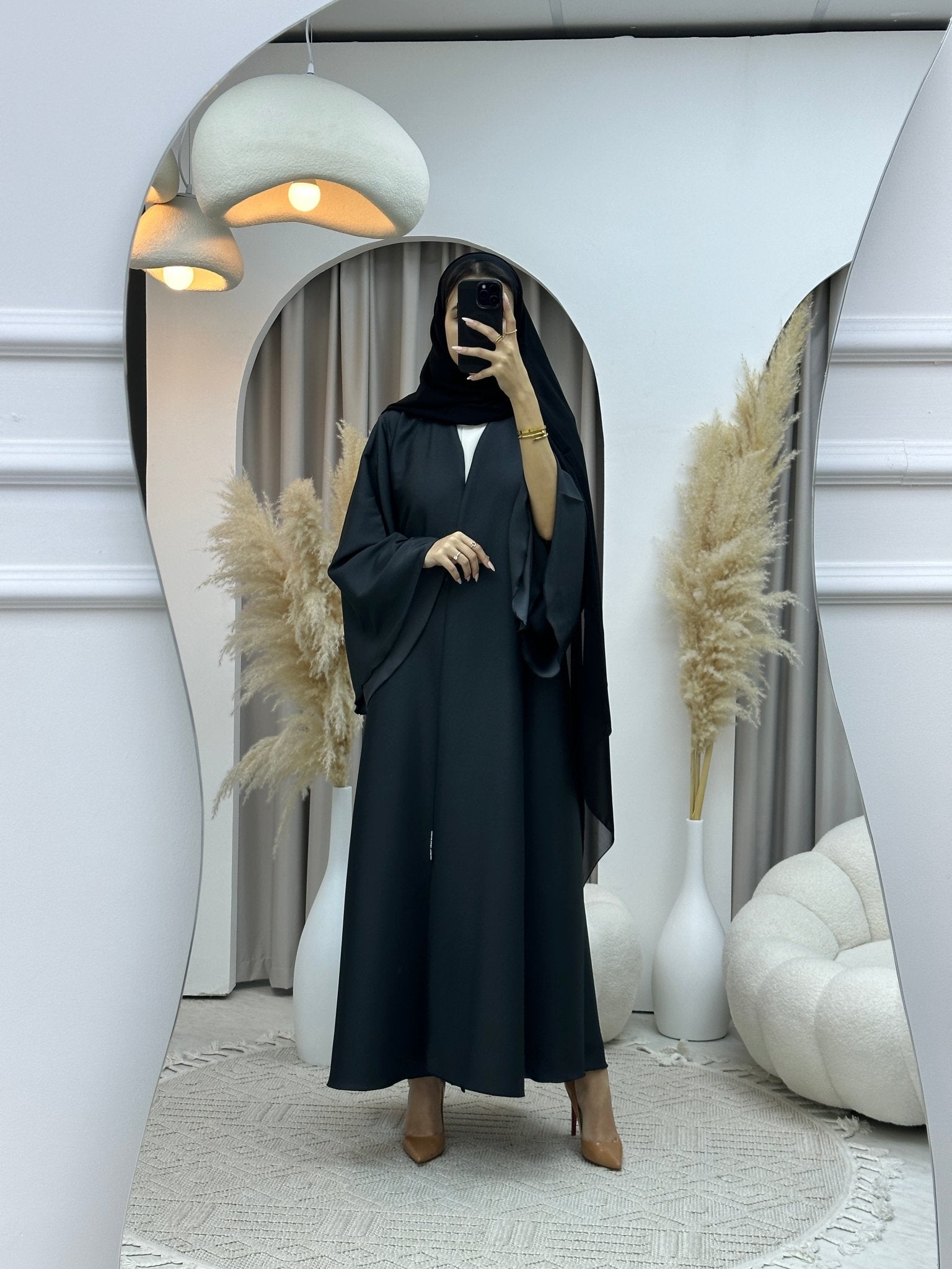 C RTW Grey Kloosh Duotone Abaya