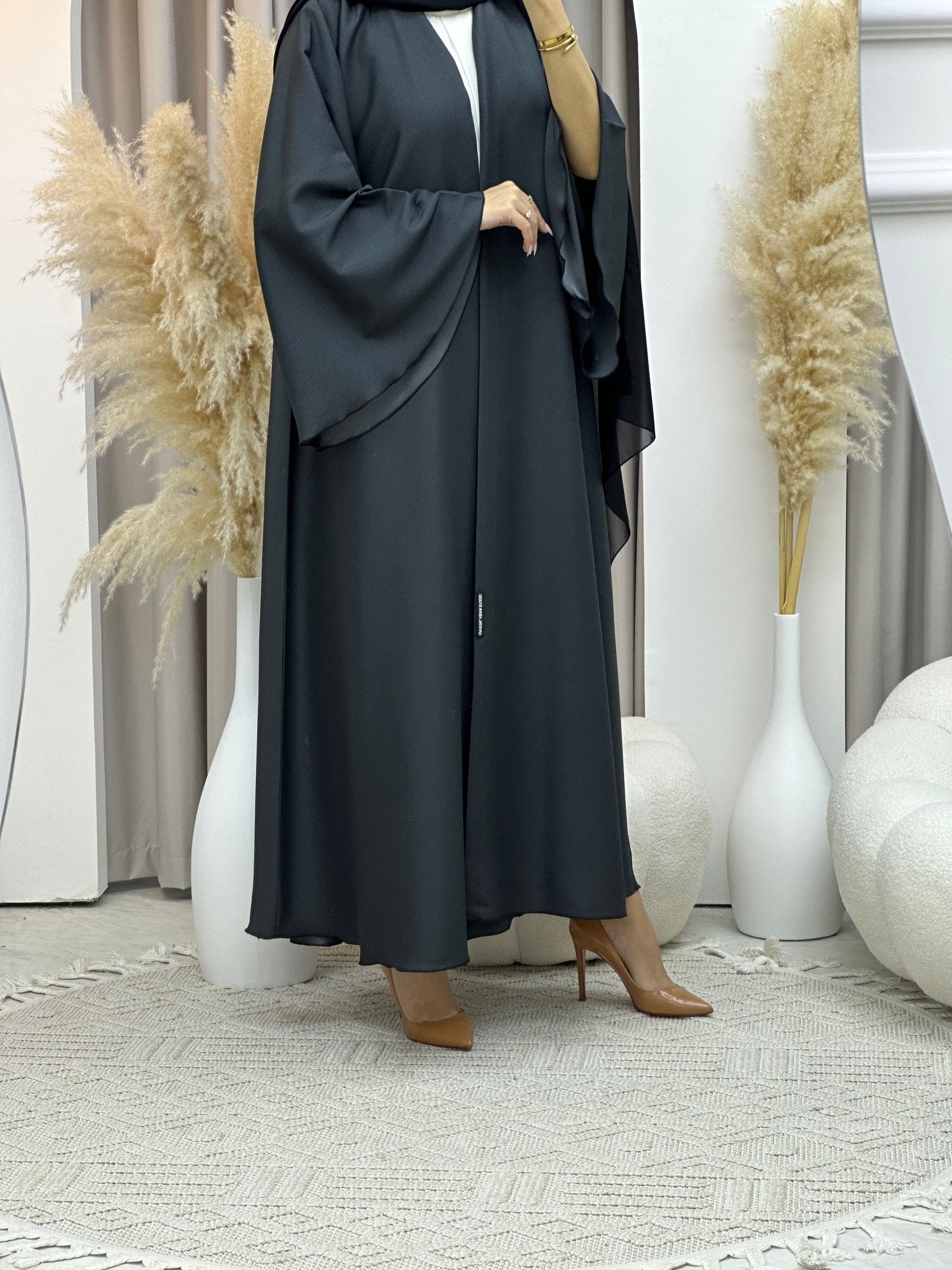 C RTW Grey Kloosh Duotone Abaya