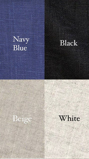 C RTW Navy Blue Summer Linen Travel Set