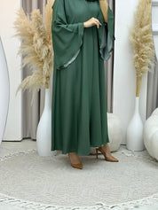 C Sea Green Kloosh Duotone Abaya