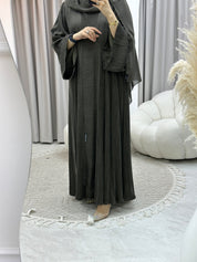C Turkish Ramadan Grey Abaya