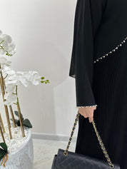 C1001 Black Summer Eid Abaya 14