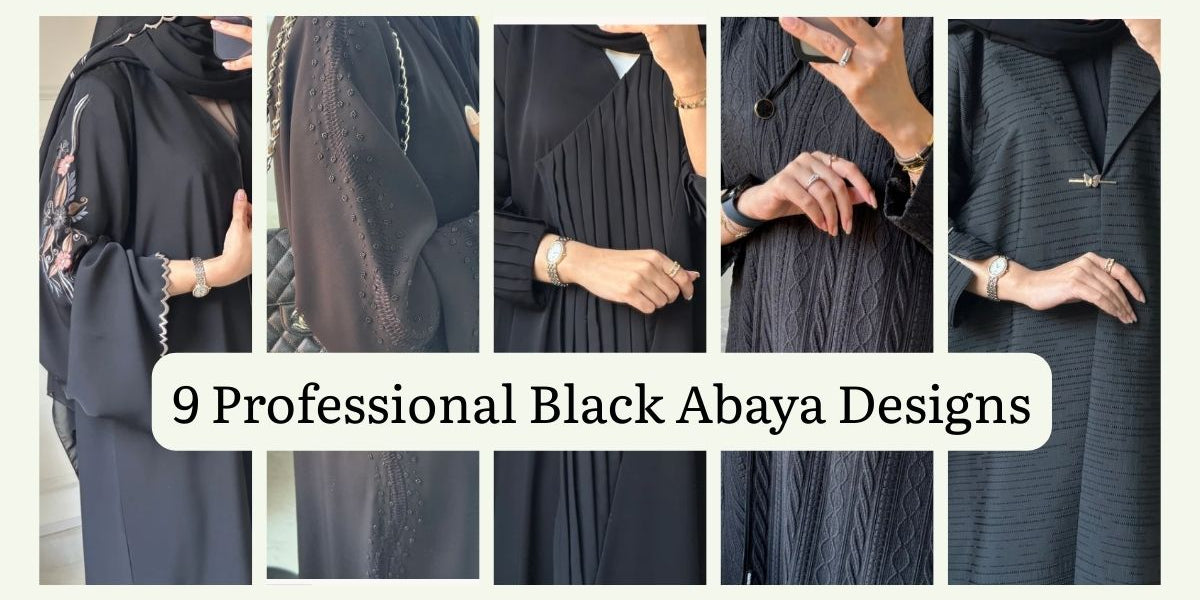 9 Professional Black Abaya Designs