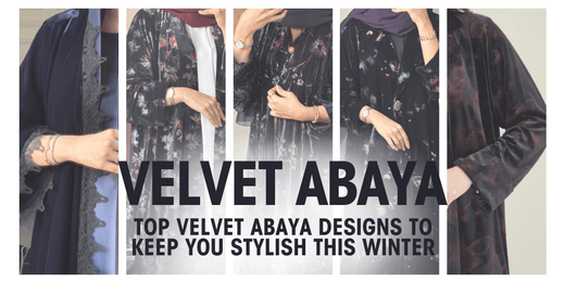 Best Velvet Abaya Designs This Winter - Crystal Abaya Studio