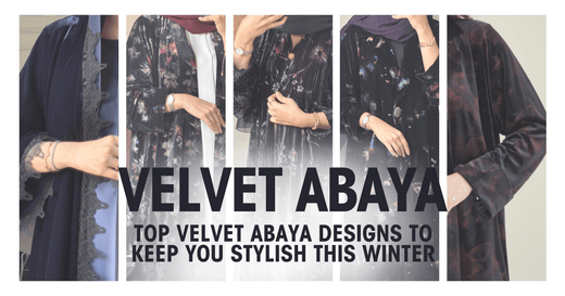 Best Velvet Abaya Designs This Winter - Crystal Abaya Studio