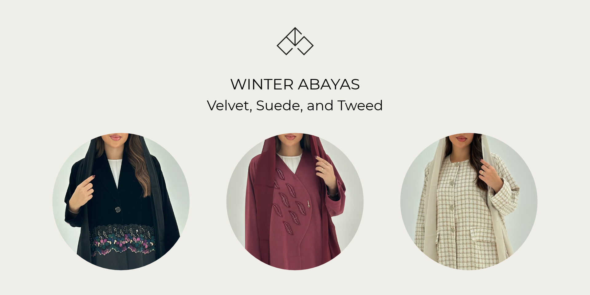 Winter Abayas: Velvet, Suede, and Tweed