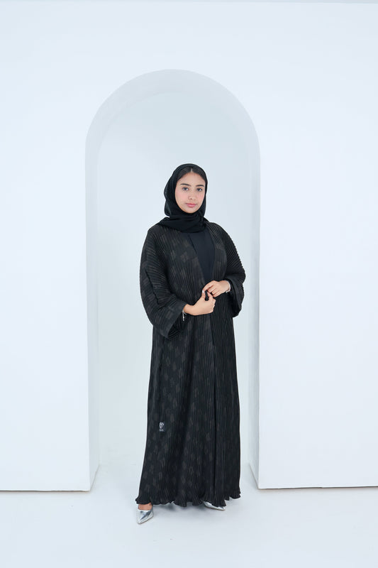 C-RTW-2x2-Pleated-Black-Abaya-09