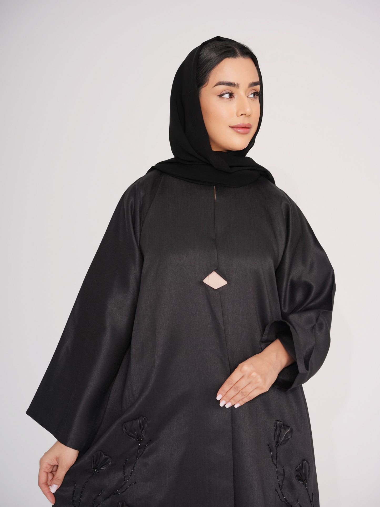 C 0401 Black Abaya