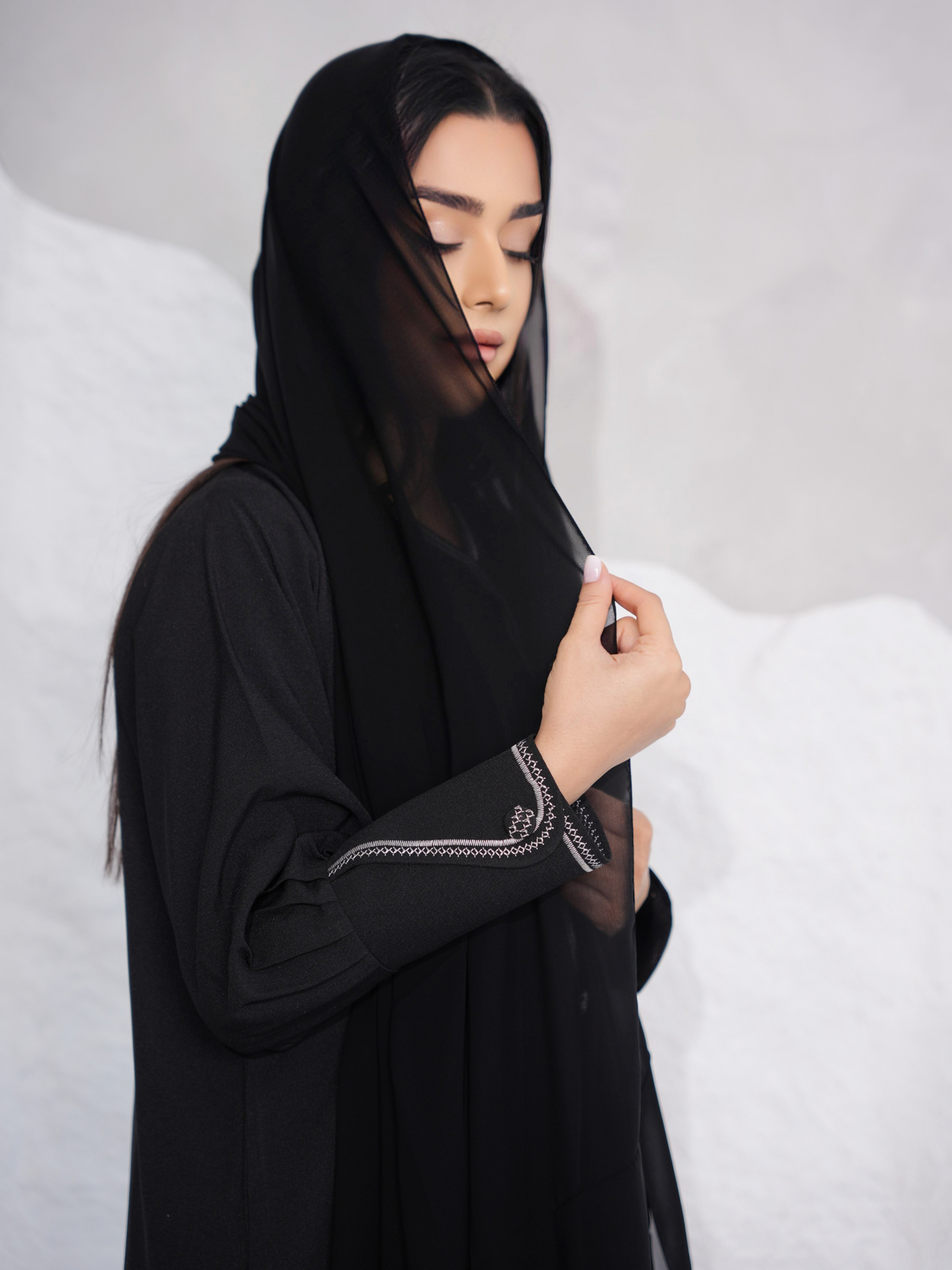 C 0375 Black Abaya