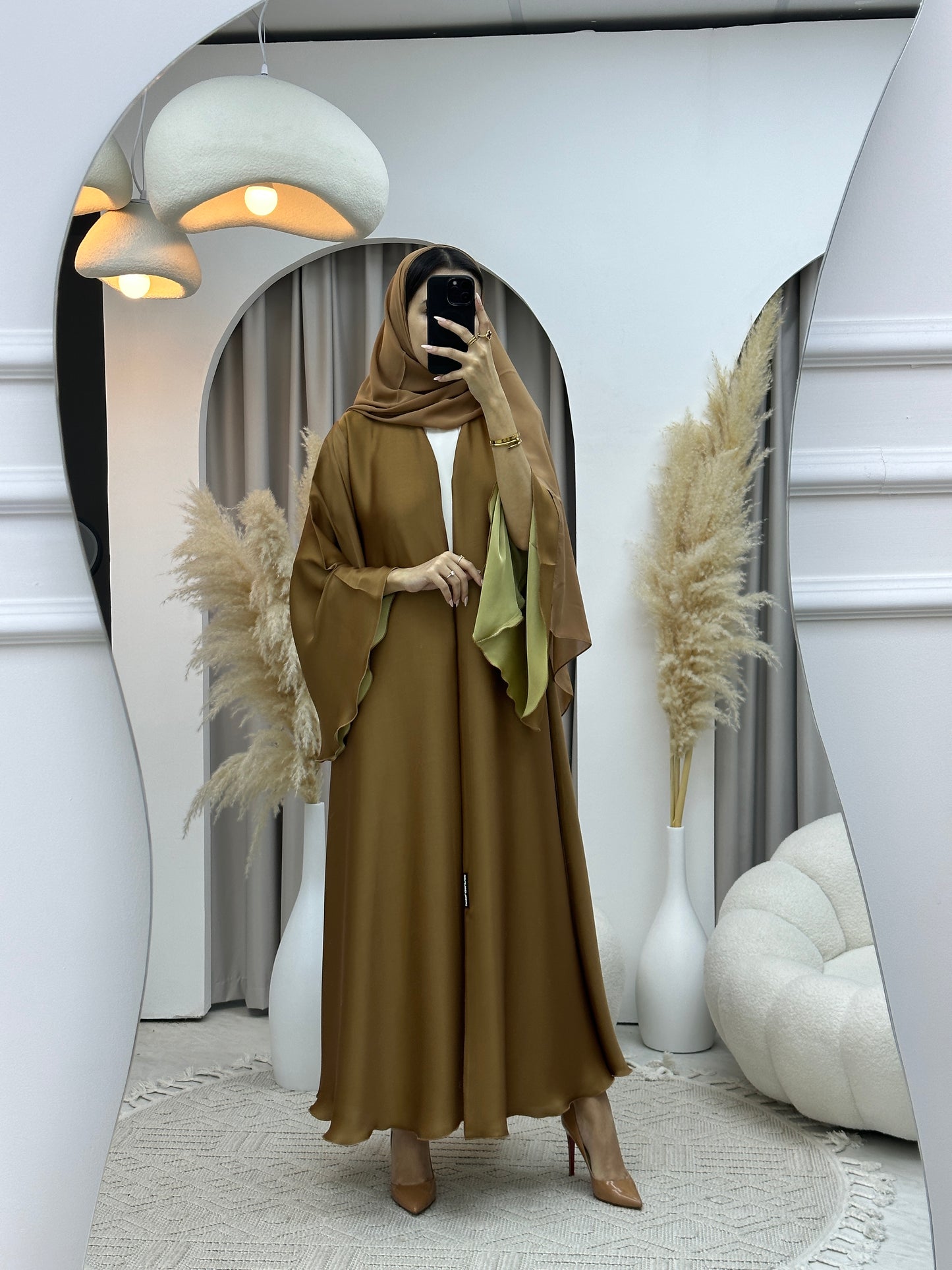 C Gold Kloosh Duotone Abaya