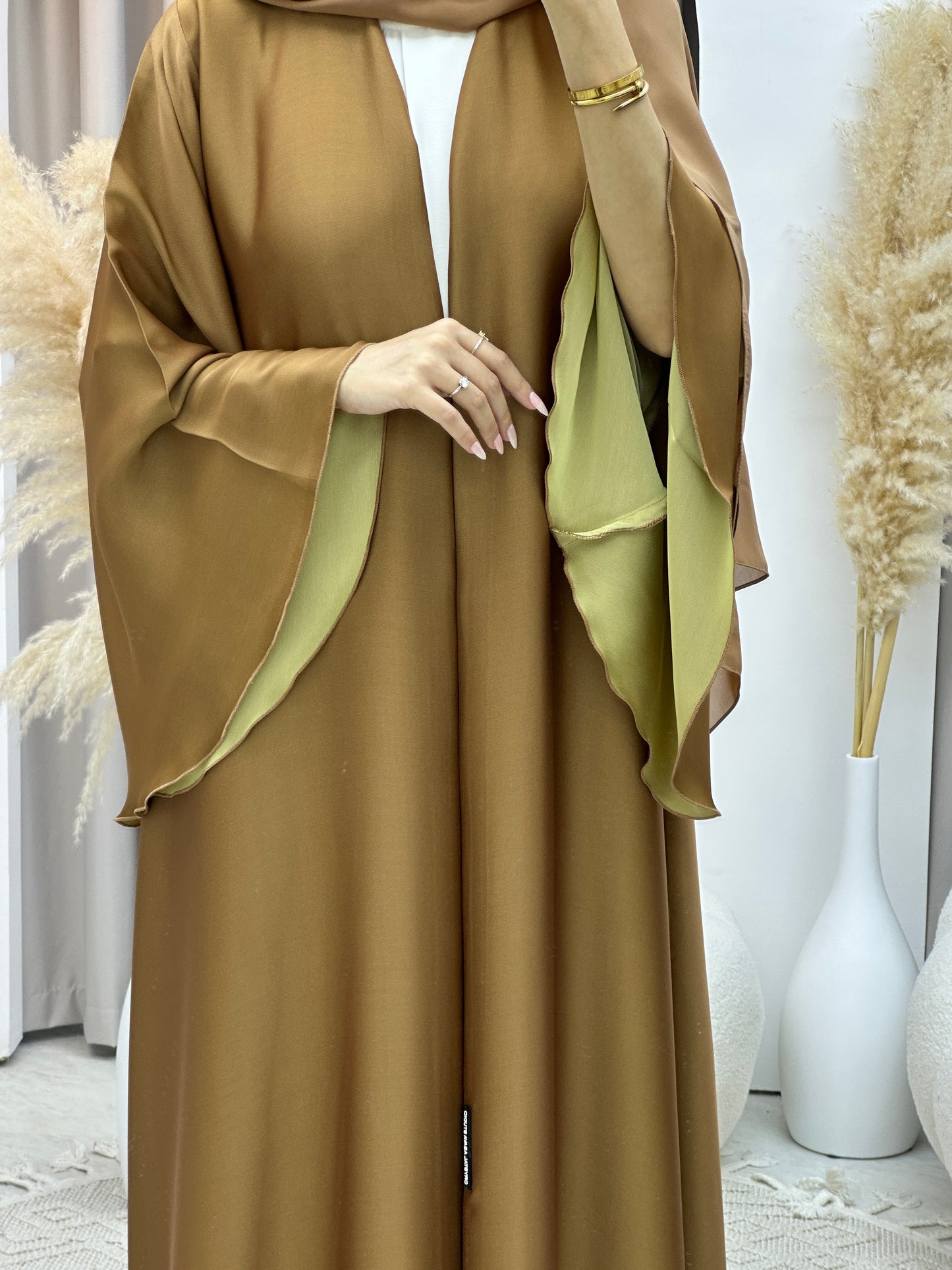 C Gold Kloosh Duotone Abaya