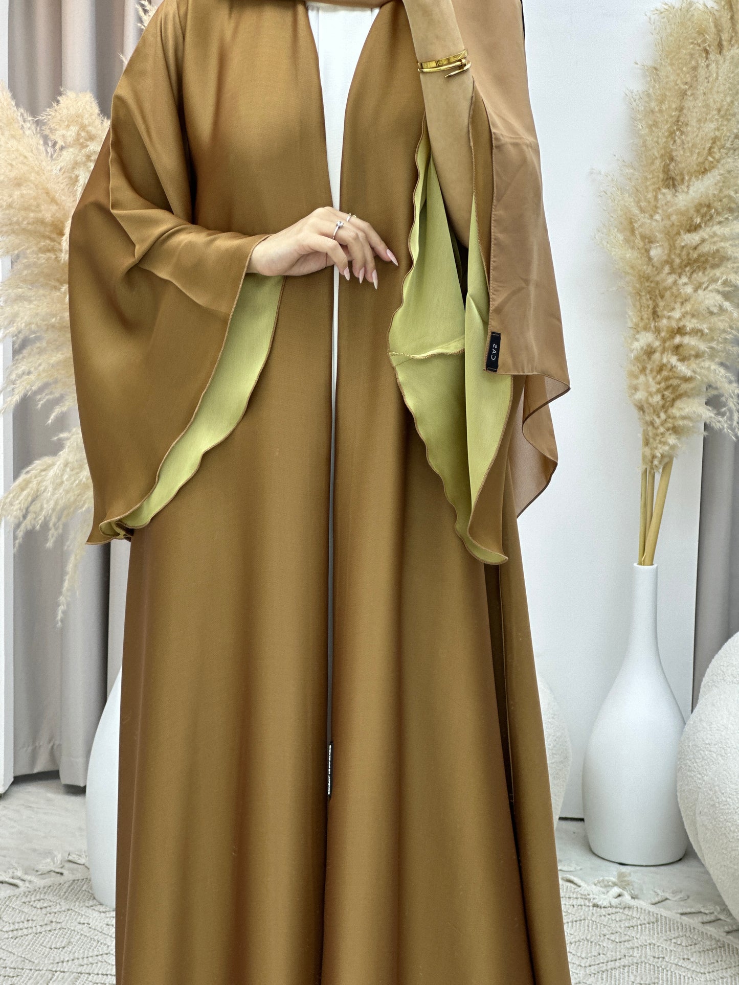 C Gold Kloosh Duotone Abaya