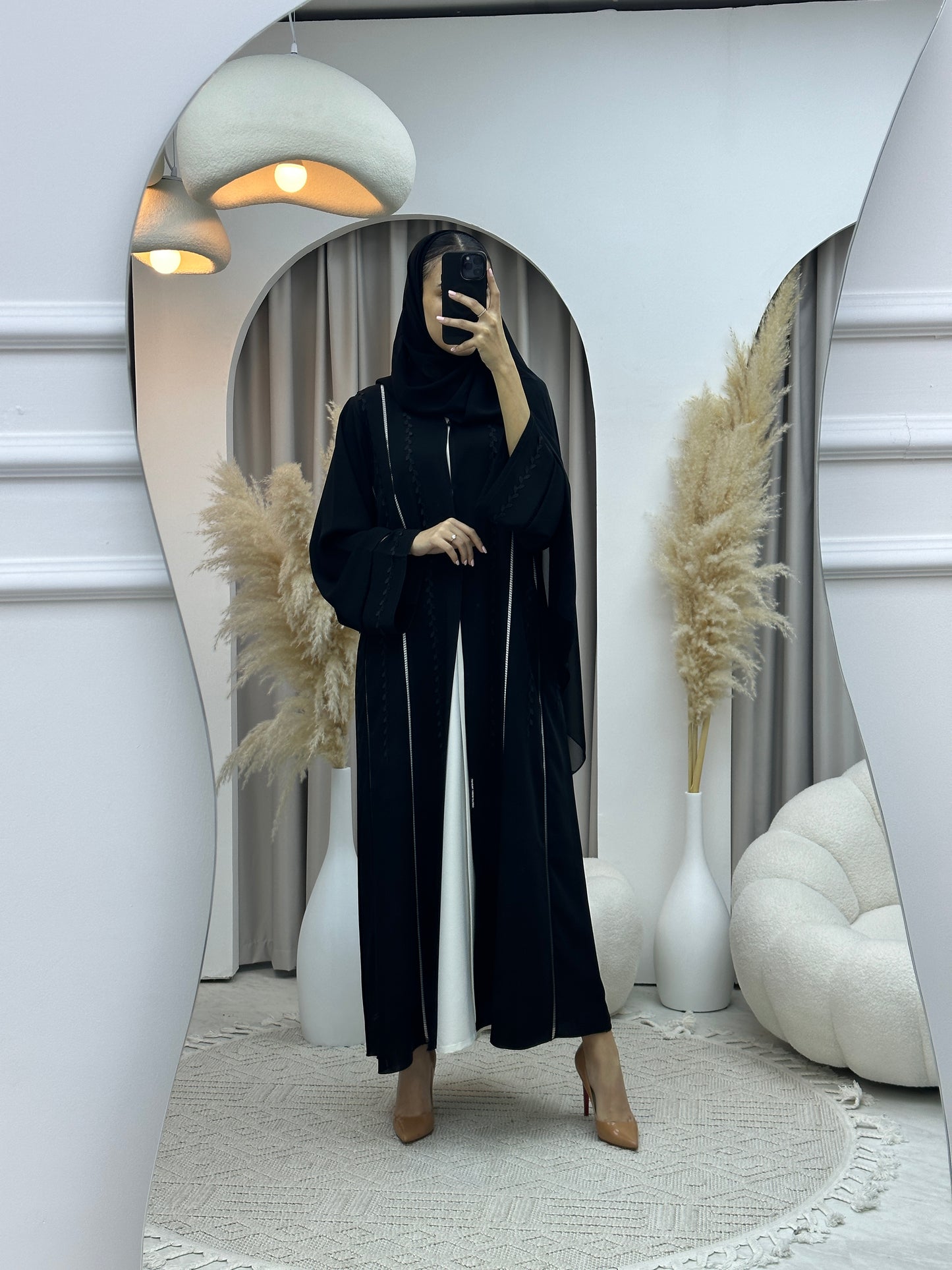 C RTW Ramadan Black Eid Abaya 57