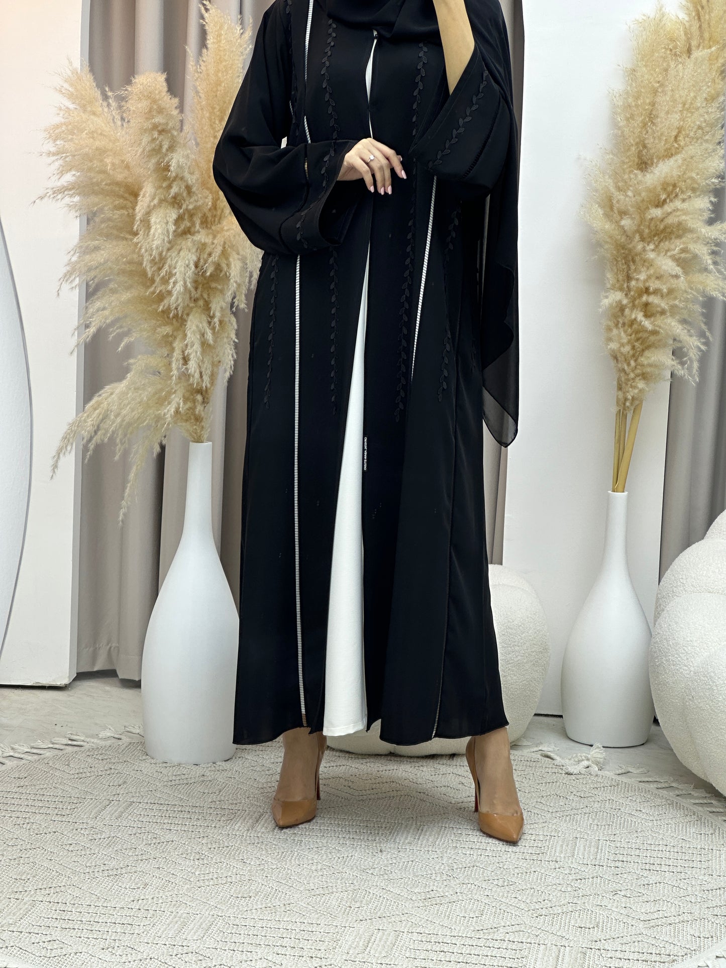 C Ramadan Black Eid Abaya 57