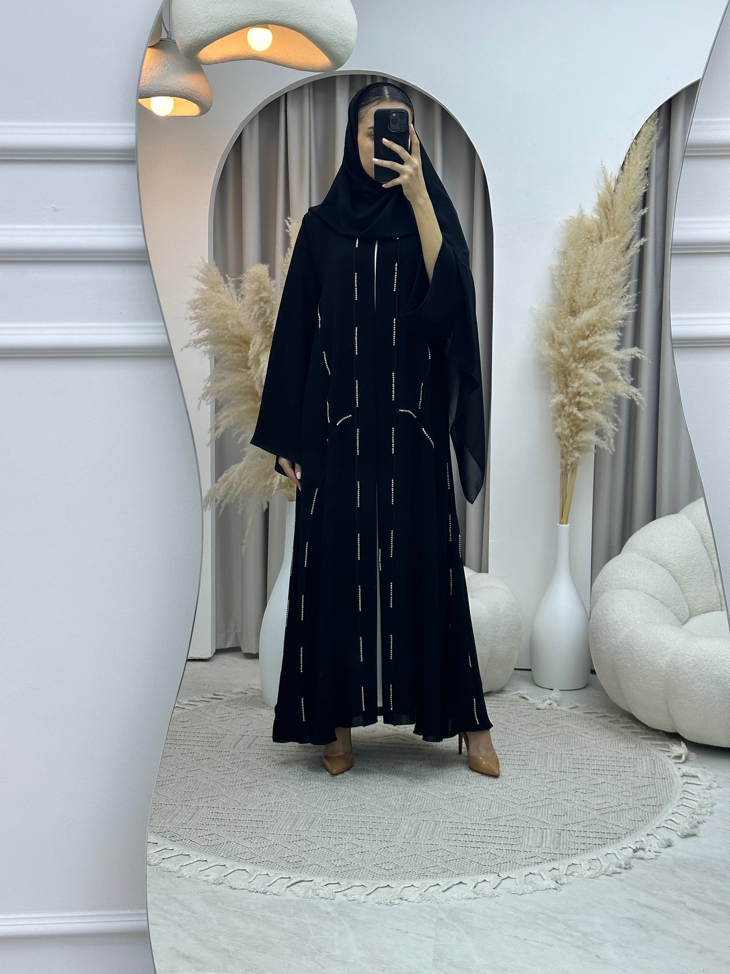 C Ramadan Black Eid Abaya 58