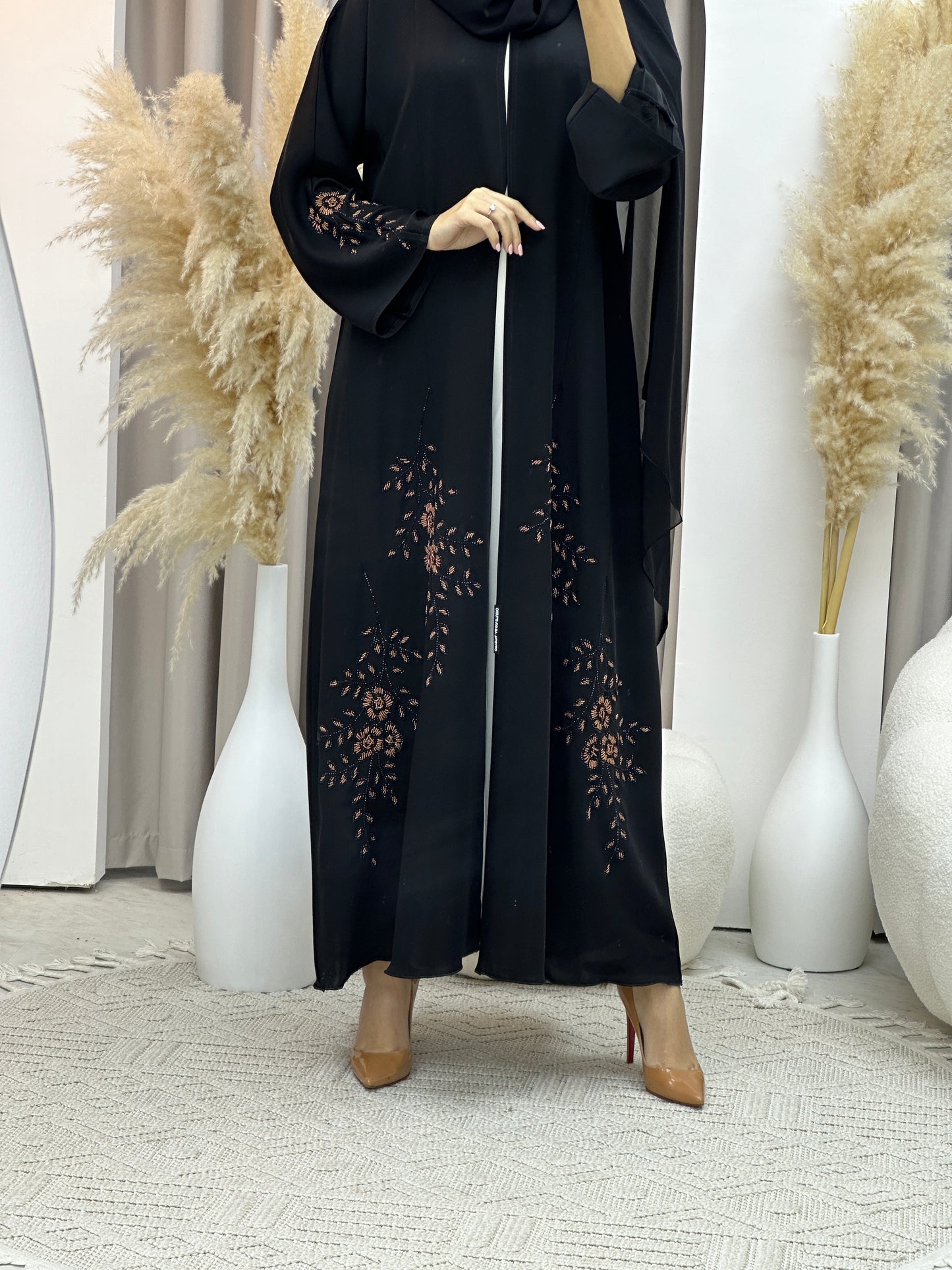 C Ramadan Black Eid Abaya 63