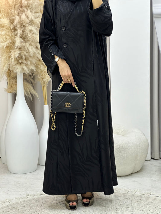 C 0290-01 Black Ragged Abaya