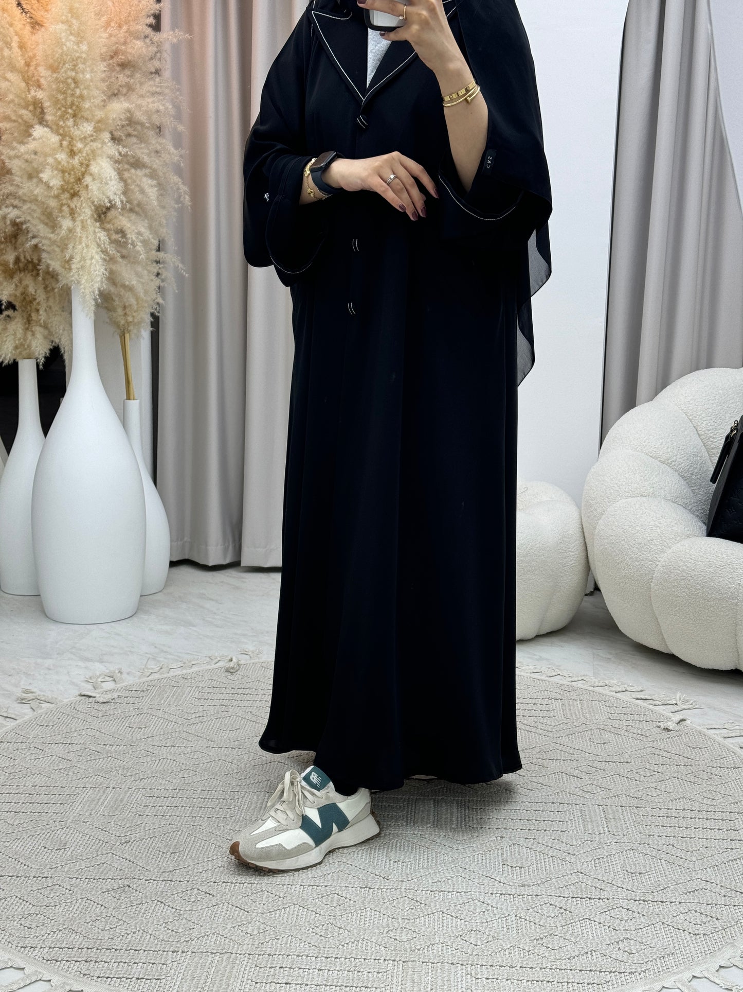 C 0329 Black Abaya