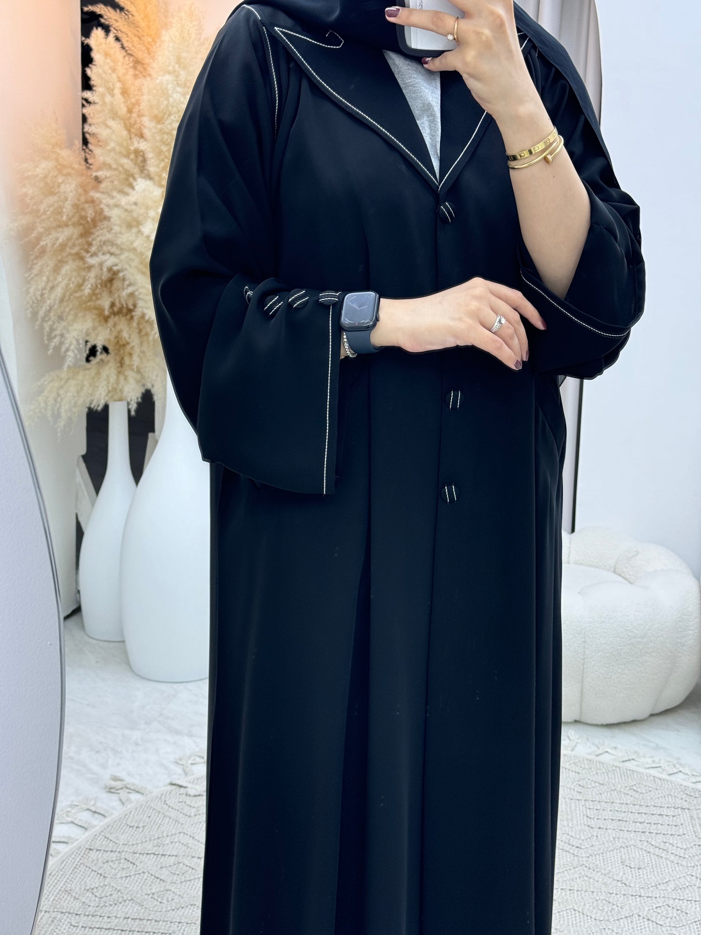 C 0329 Black Abaya