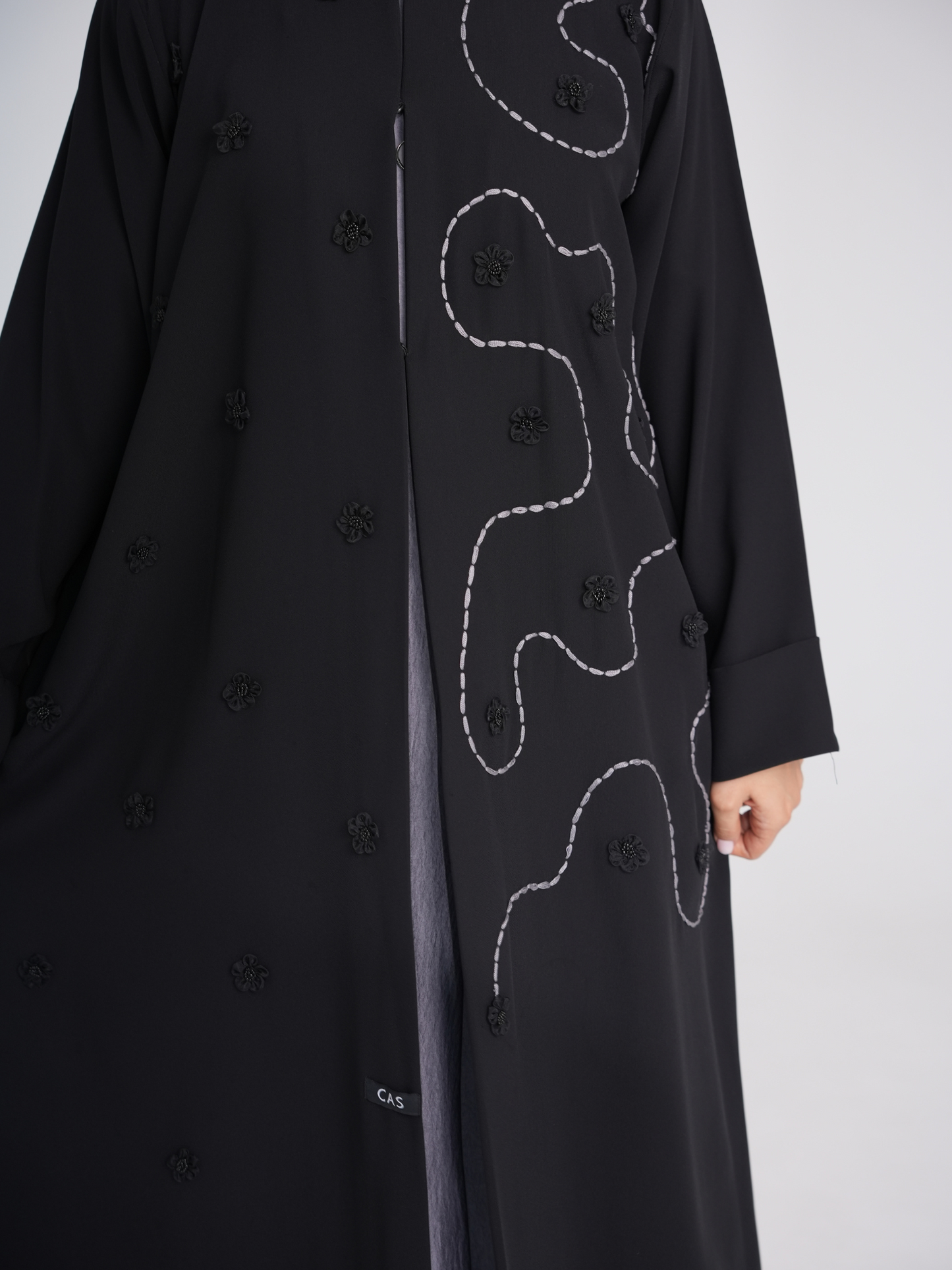 C 0387 Black Abaya