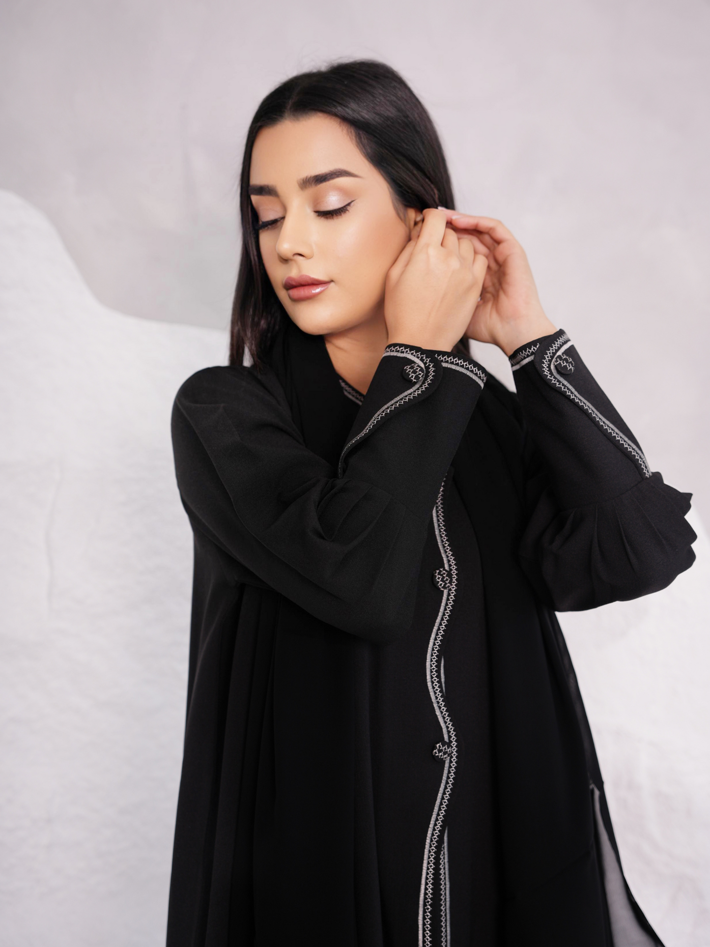 C 0375 Black Abaya