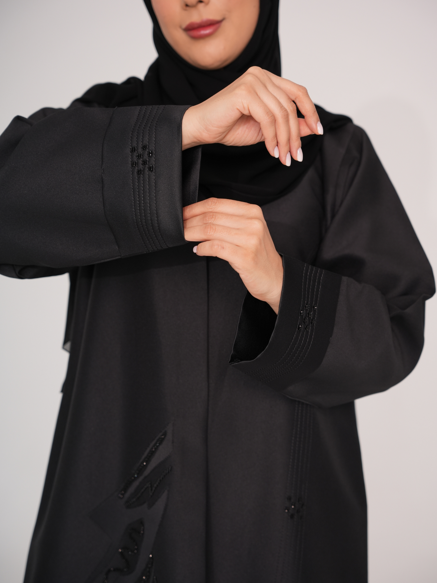 C 0402 Black Abaya