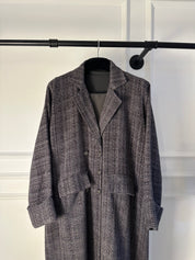 C 1897 Grey Tweed Abaya