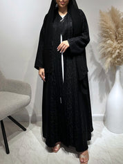 C 1628 Black Abaya
