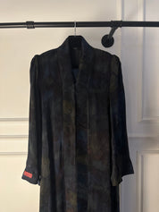 C 2701 Crimson Blue Abaya