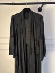 C 1900-04 Charcoal Floral Abaya