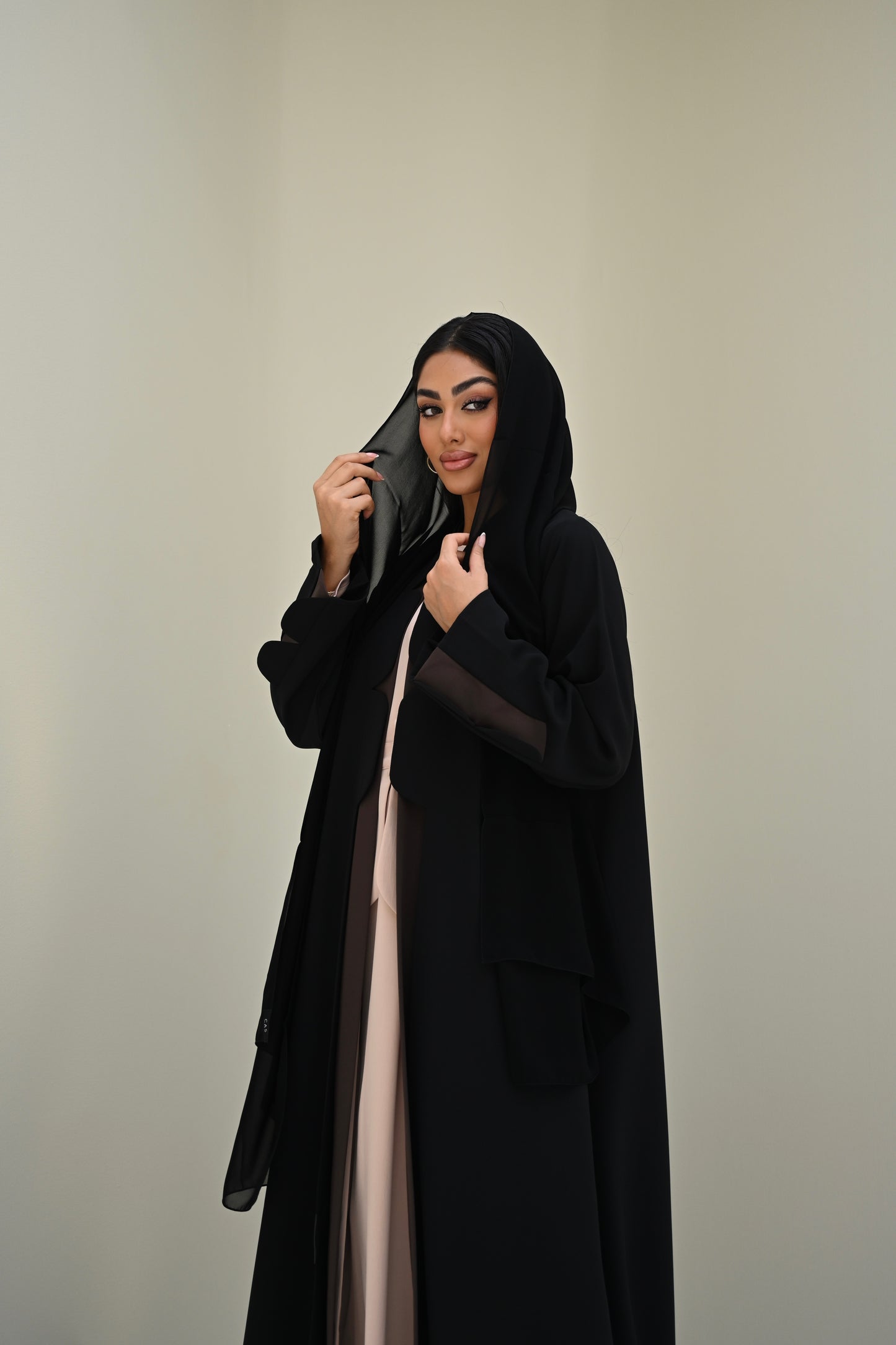 C 0515 Black Work Abaya