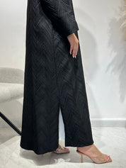 C 1637 Black Coat Abaya