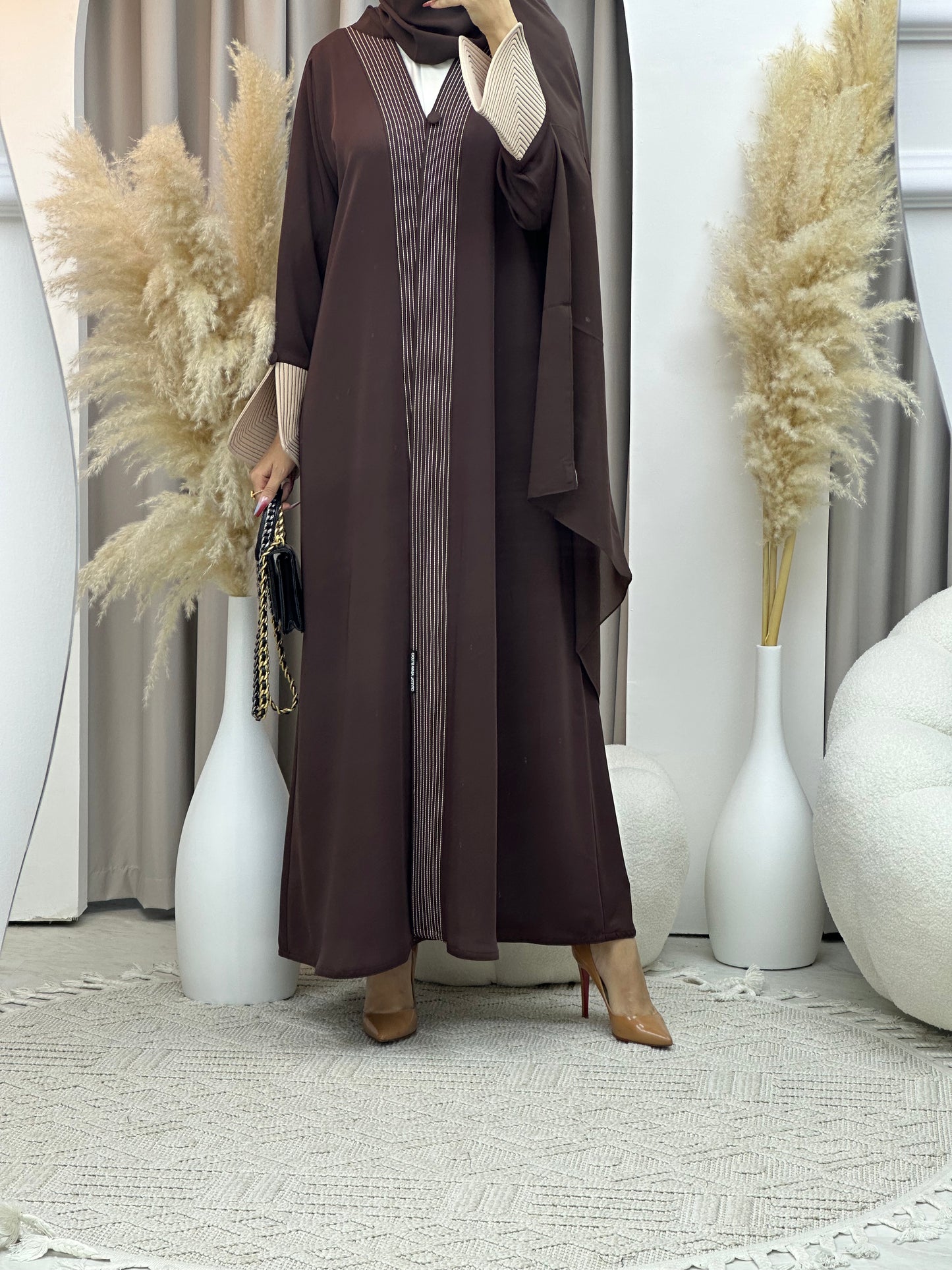 C Brown Ramadan Eid Abaya