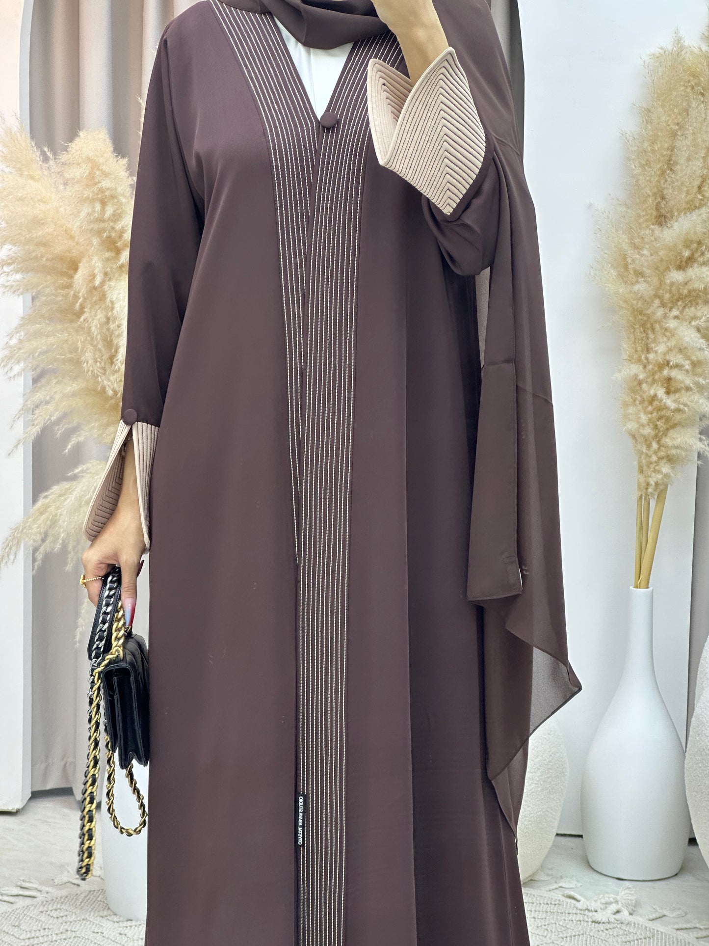 C Brown Ramadan Eid Abaya