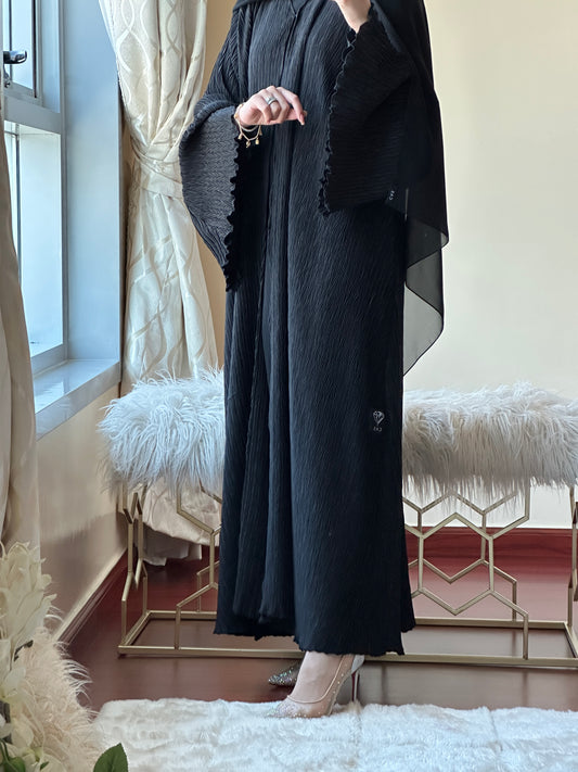 C-ZigZag-Pleated-Black-Abaya