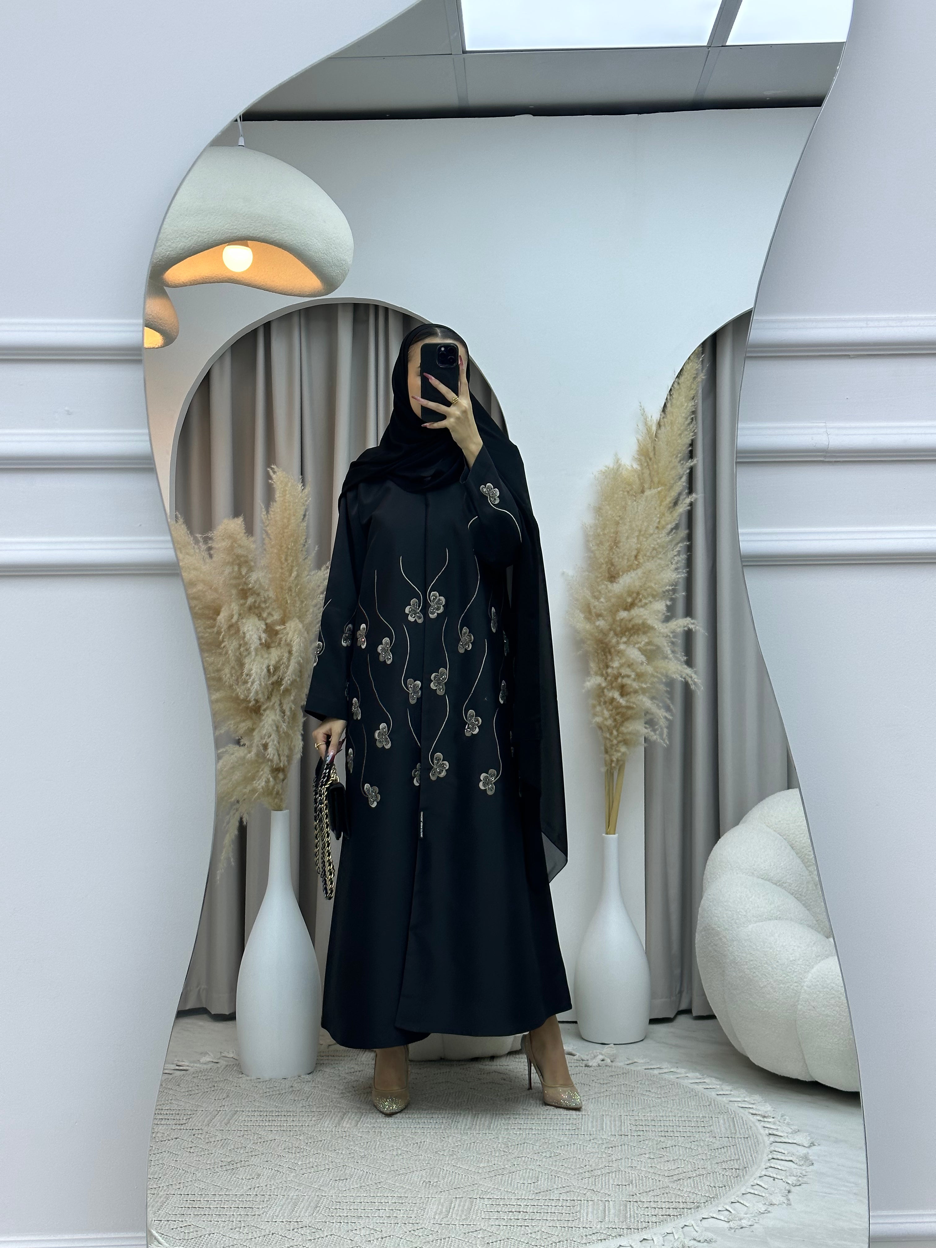 C Ramadan Black Eid Abaya 72